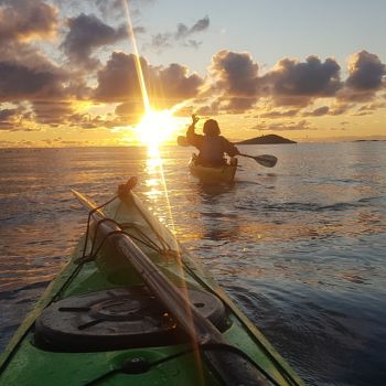 Padletur fra Askevågen på Hustadvika
